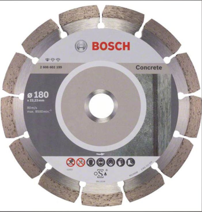 Đĩa cắt bê tông 180mm Bosch 2608602199