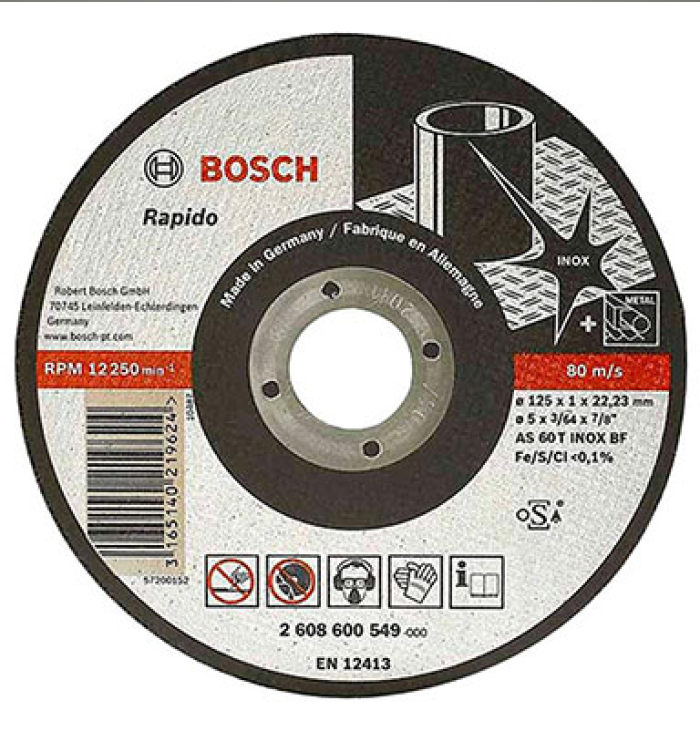 Đá cắt inox Bosch 2608600094 125x22.2x2.0