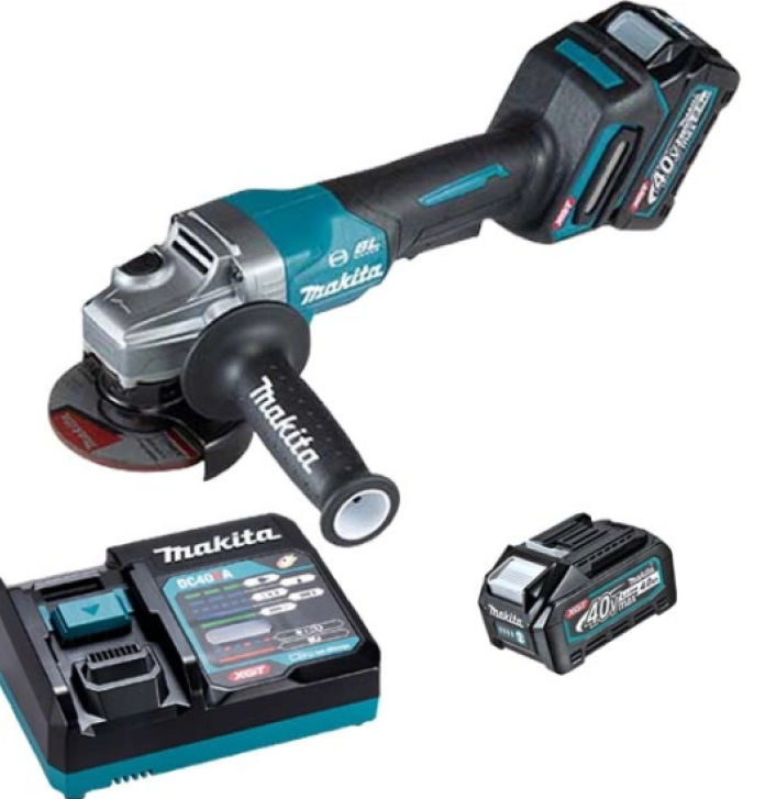 Máy Mài Góc Dùng Pin Bl 40V Max Makita Ga011Gm201 100Mm Công Tắc Bóp