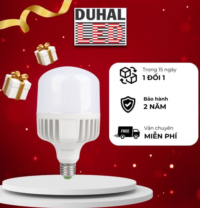 Bóng bulb trụ Duhal 15W, 20W, 30W, 40W, 50W