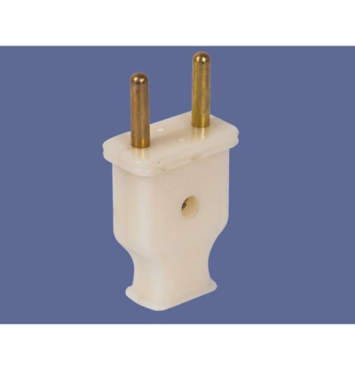 Phích cắm điện 2 chấu Nival PN107 10A nhựa ABS phi 4