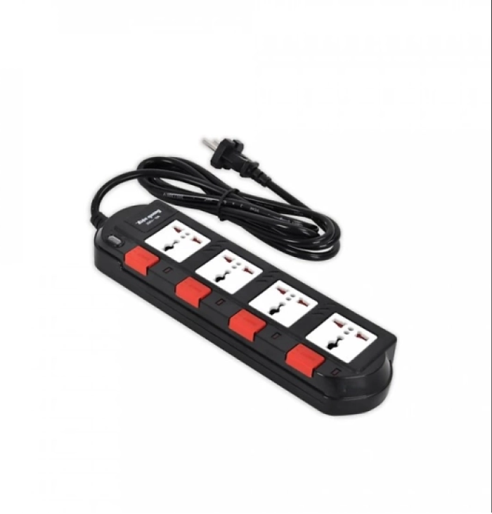 Ổ cắm đa năng 4 lỗ 3 chấu Điện Quang ĐQ ESK 2B, SM740SL 2500W 2m